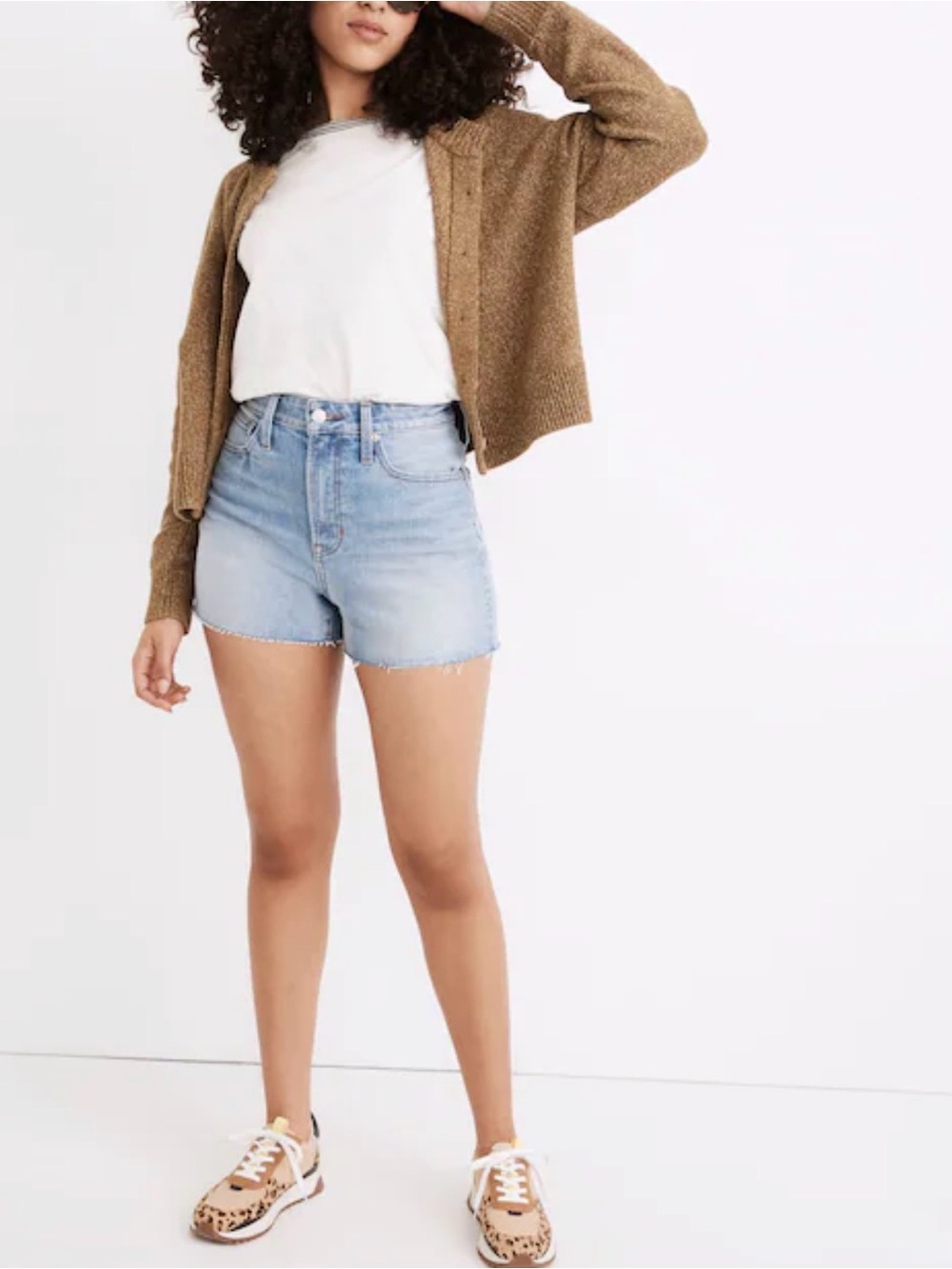 Madewell The Curvy Perfect Jean Short High Rise Sz 27 NWT
